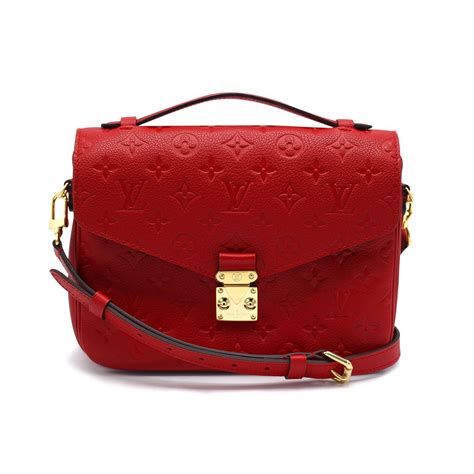 lv red bag